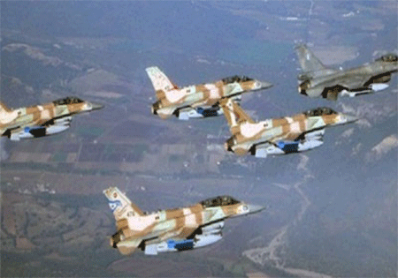 aviones militares sionistas sobrevuelan regiones de Líbano